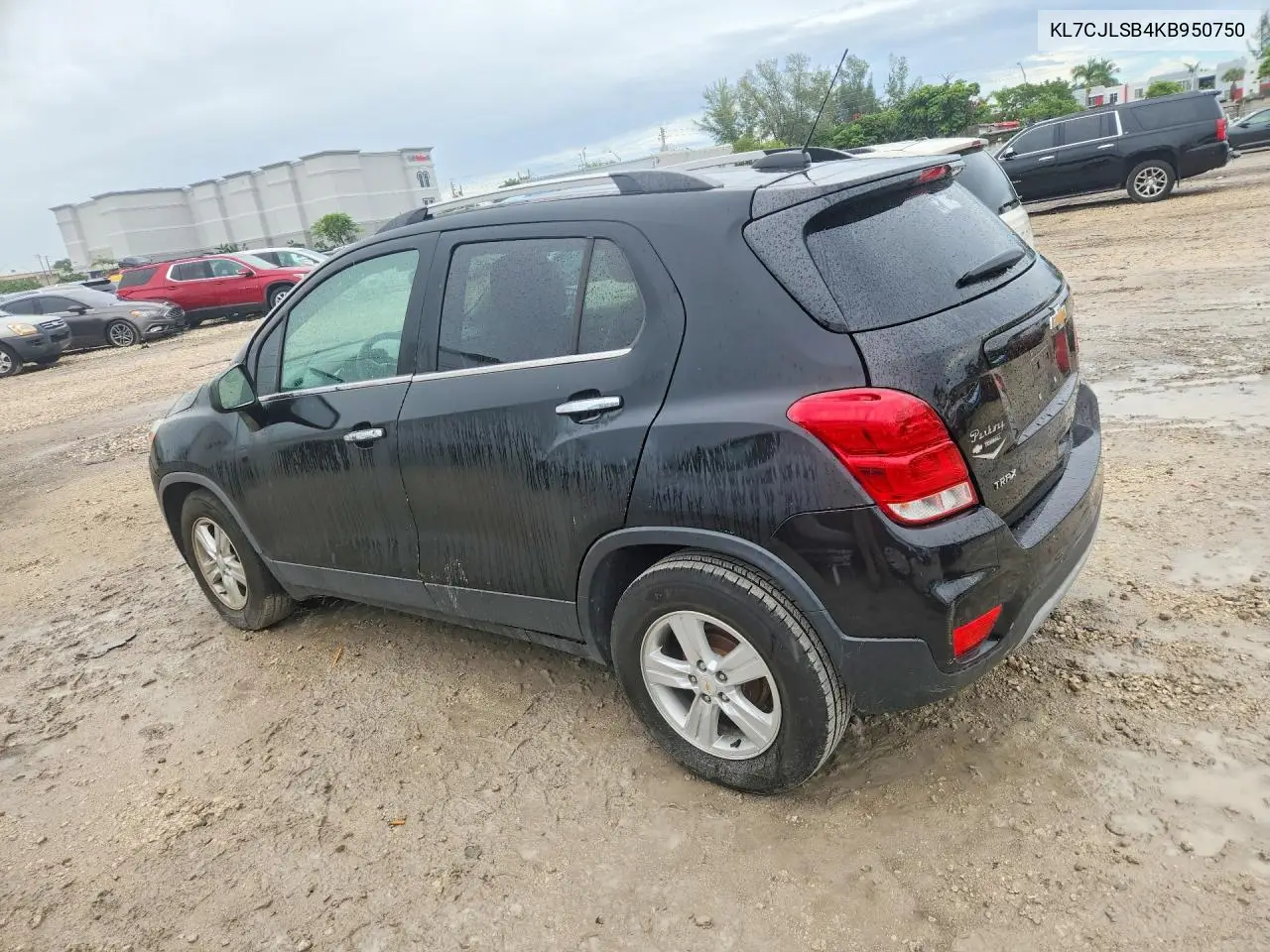 2019 CHEVROLET TRAX VIN KL7CJLSB4KB950750 — фото 2