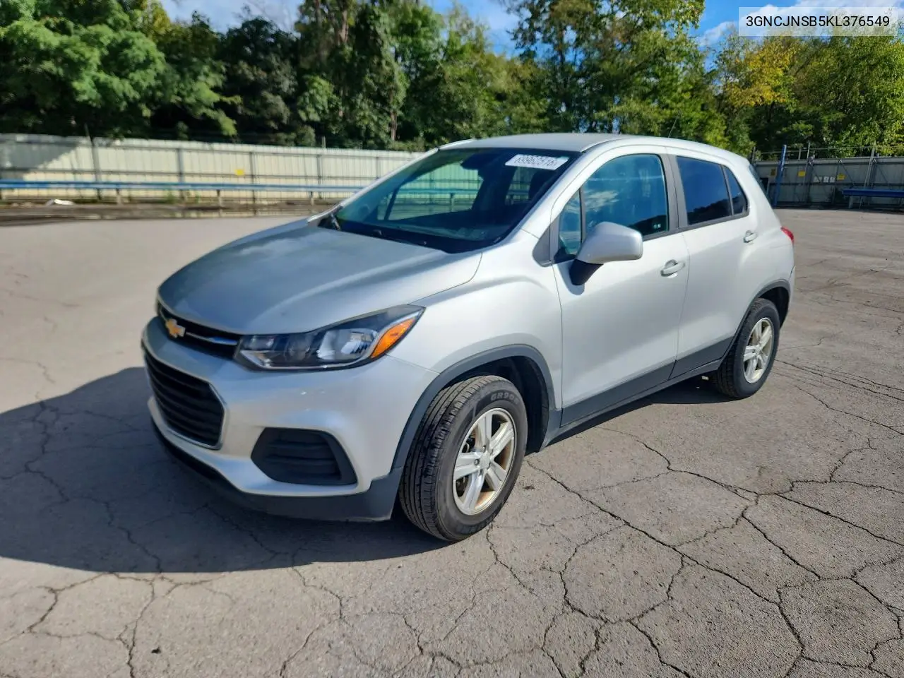 CHEVROLET TRAX 2019, VIN 3GNCJNSB5KL376549