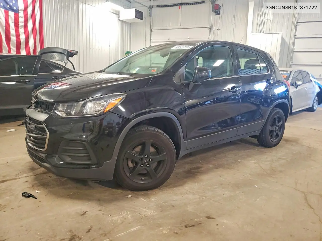 CHEVROLET TRAX 2019, VIN 3GNCJNSB1KL371722