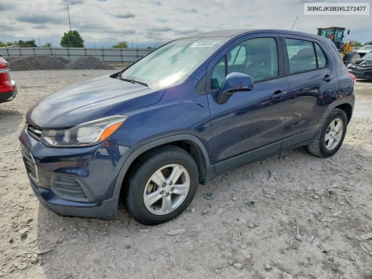 CHEVROLET TRAX 2019, VIN 3GNCJKSB3KL272477