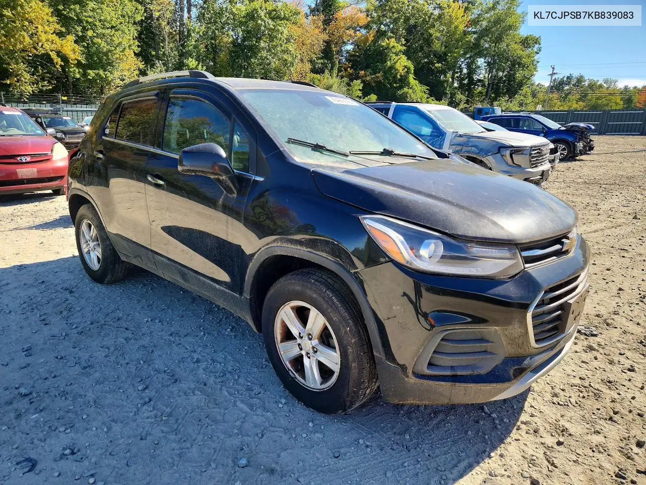 2019 CHEVROLET TRAX VIN KL7CJPSB7KB839083 — фото 4