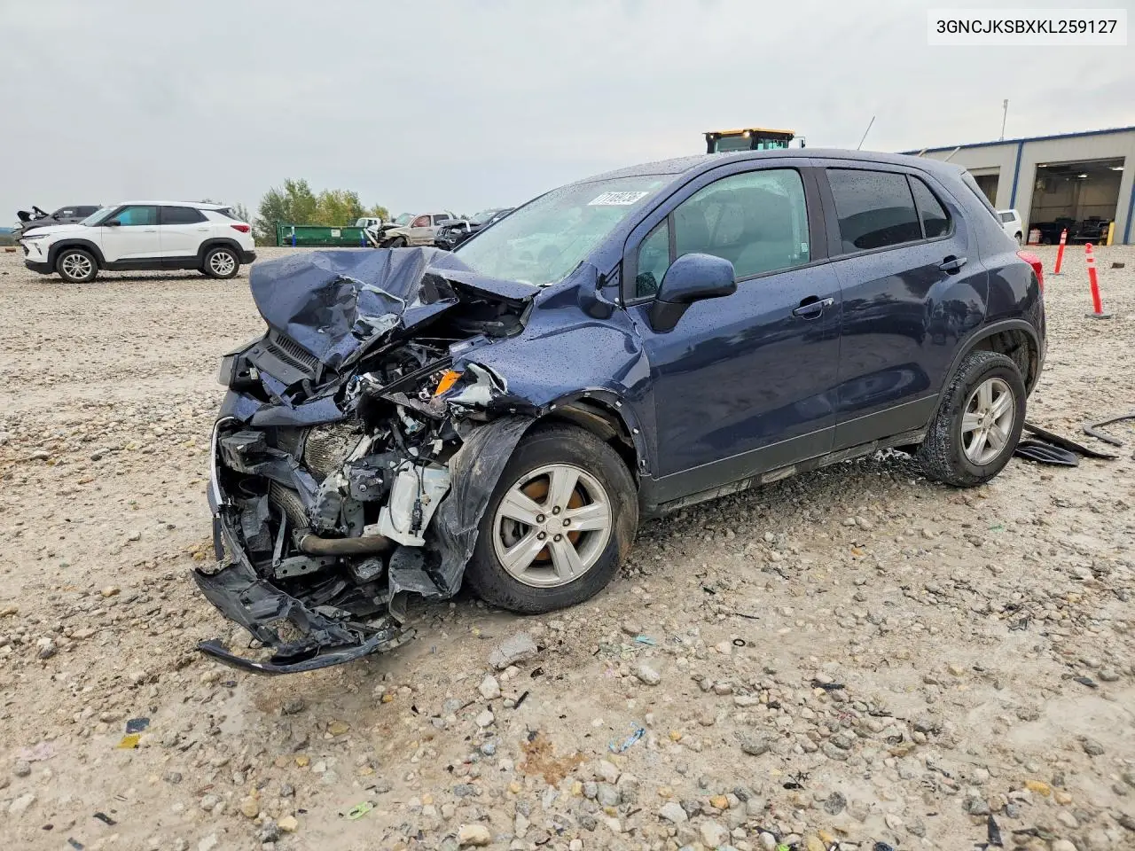 CHEVROLET TRAX 2019, VIN 3GNCJKSBXKL259127