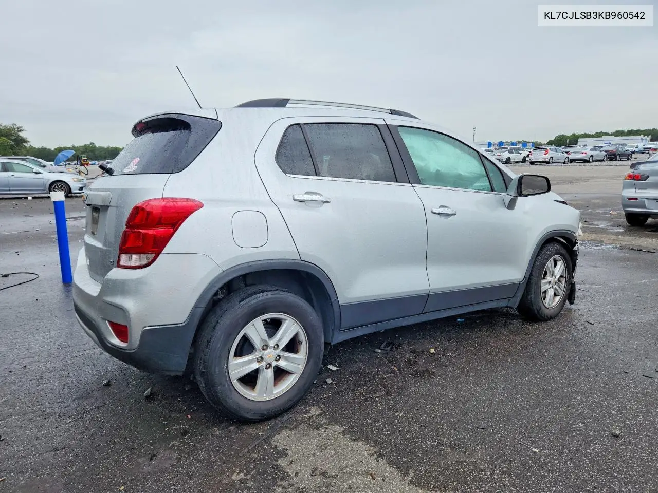 2019 CHEVROLET TRAX VIN KL7CJLSB3KB960542 — фото 3