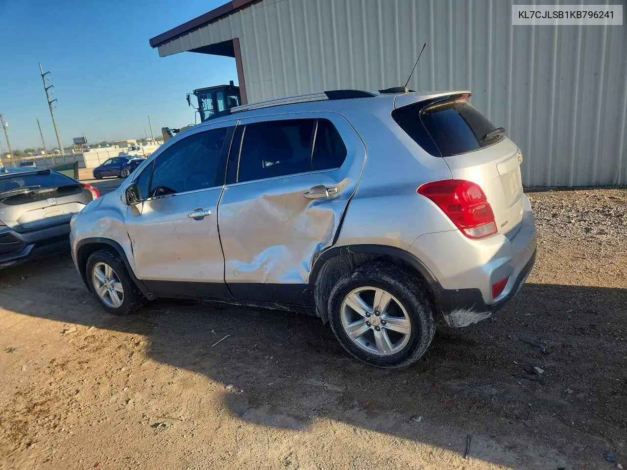 2019 CHEVROLET TRAX VIN KL7CJLSB1KB796241 — фото 2