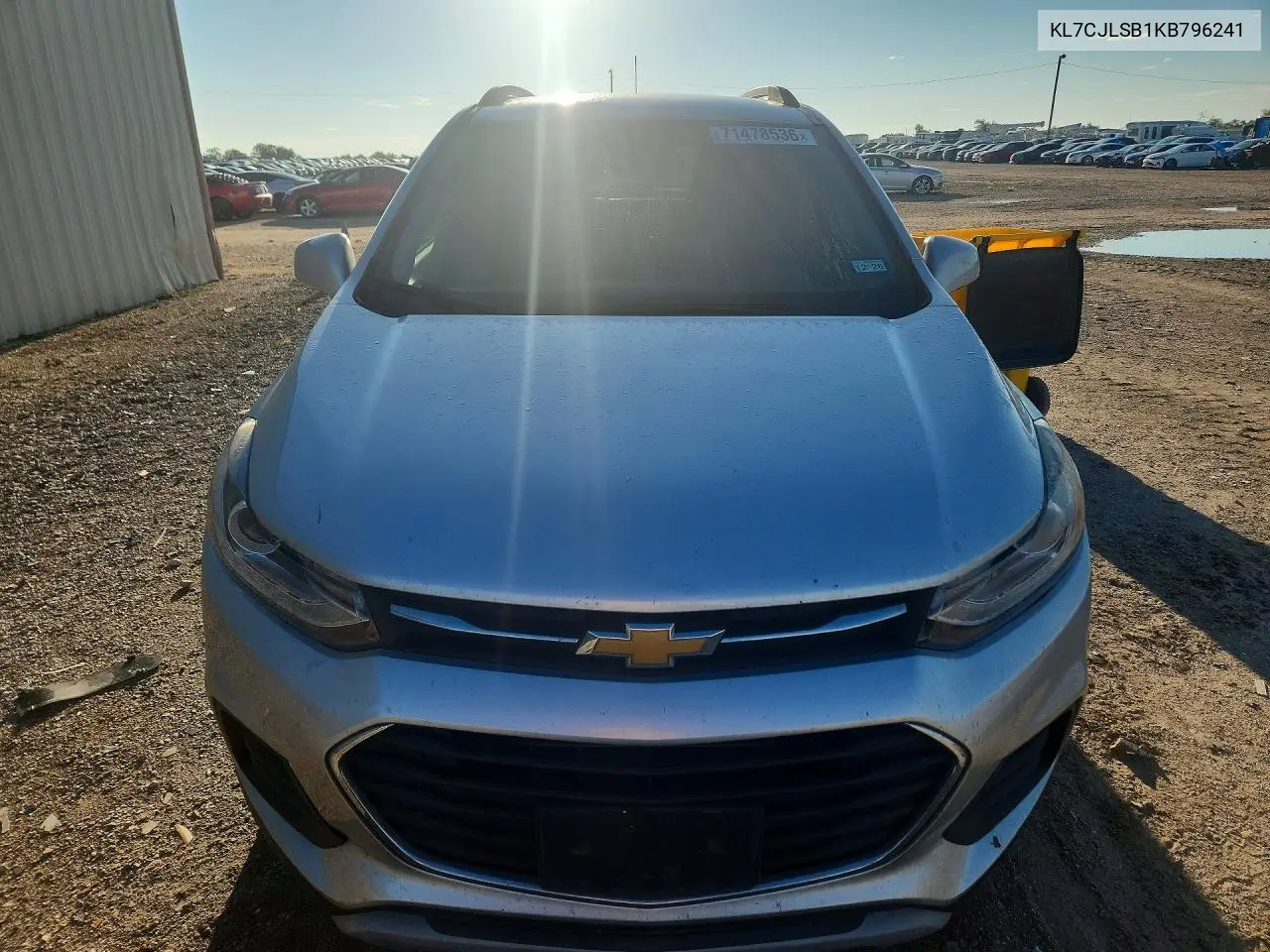 2019 CHEVROLET TRAX VIN KL7CJLSB1KB796241 — фото 5