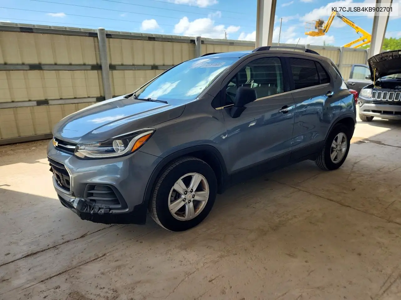 CHEVROLET TRAX 2019, VIN KL7CJLSB4KB902701