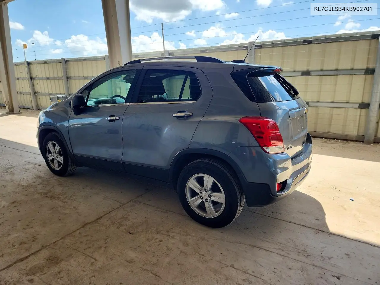2019 CHEVROLET TRAX VIN KL7CJLSB4KB902701 — фото 2