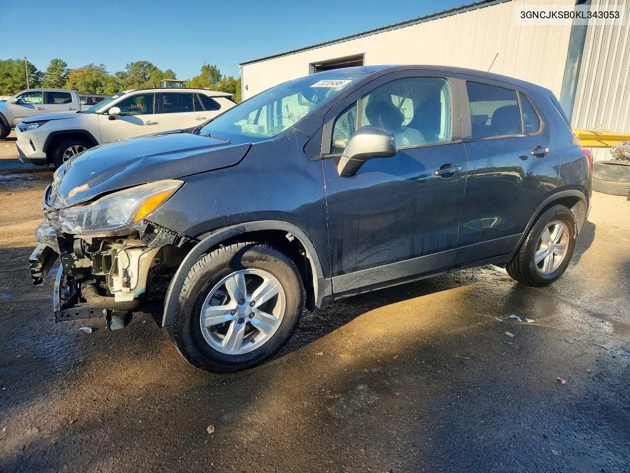 CHEVROLET TRAX 2019, VIN 3GNCJKSB0KL343053