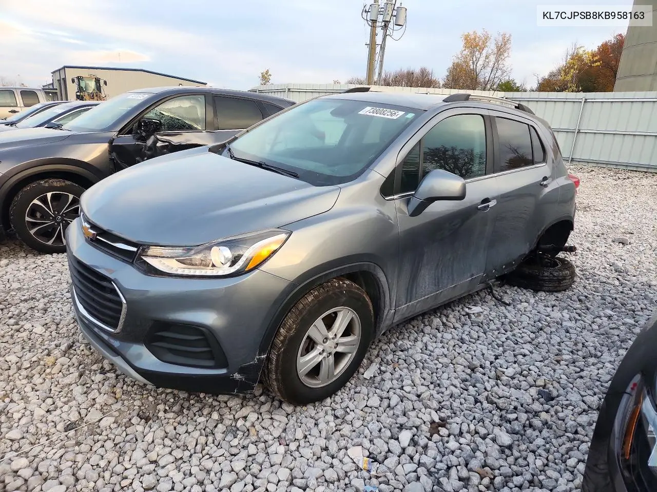 CHEVROLET TRAX 2019, VIN KL7CJPSB8KB958163