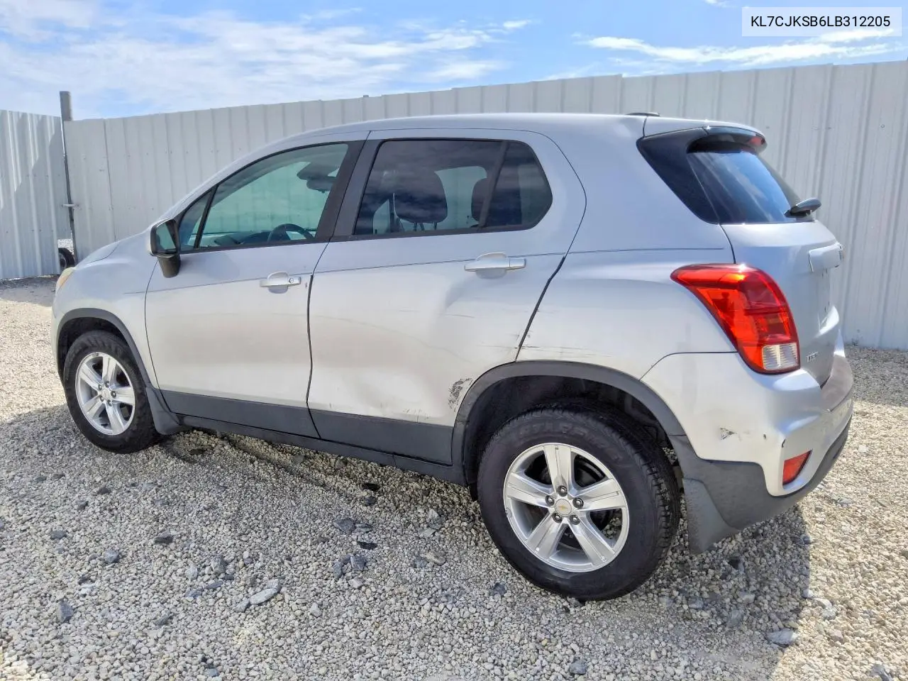 2020 CHEVROLET TRAX VIN KL7CJKSB6LB312205 — фото 2