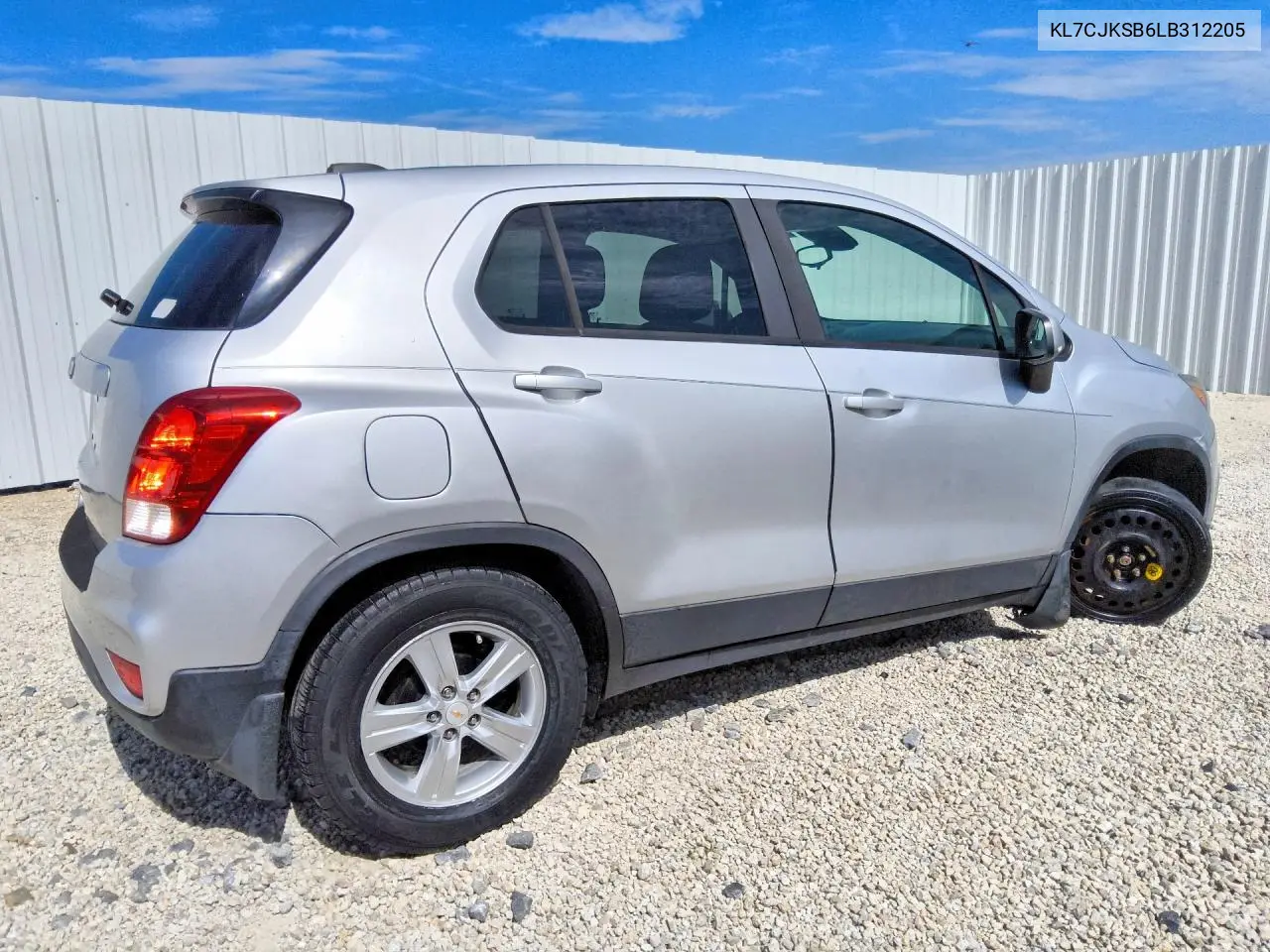 2020 CHEVROLET TRAX VIN KL7CJKSB6LB312205 — фото 3