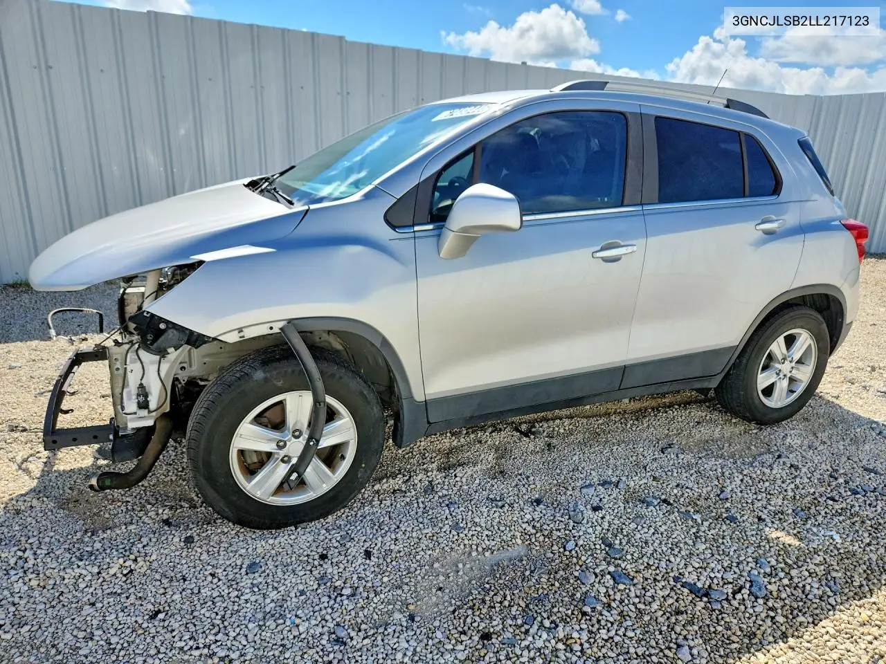 CHEVROLET TRAX 2020, VIN 3GNCJLSB2LL217123