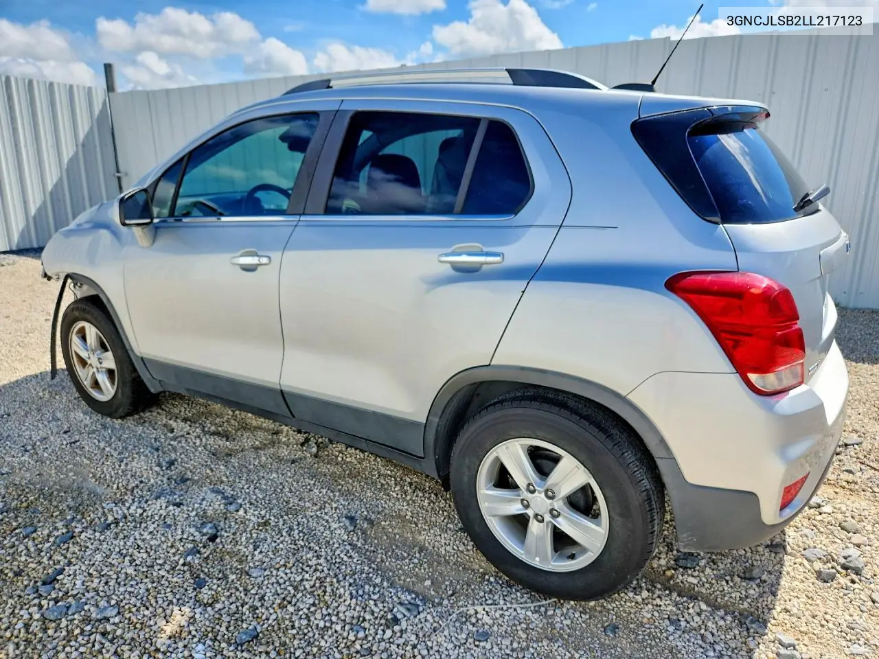 2020 CHEVROLET TRAX VIN 3GNCJLSB2LL217123 — фото 2