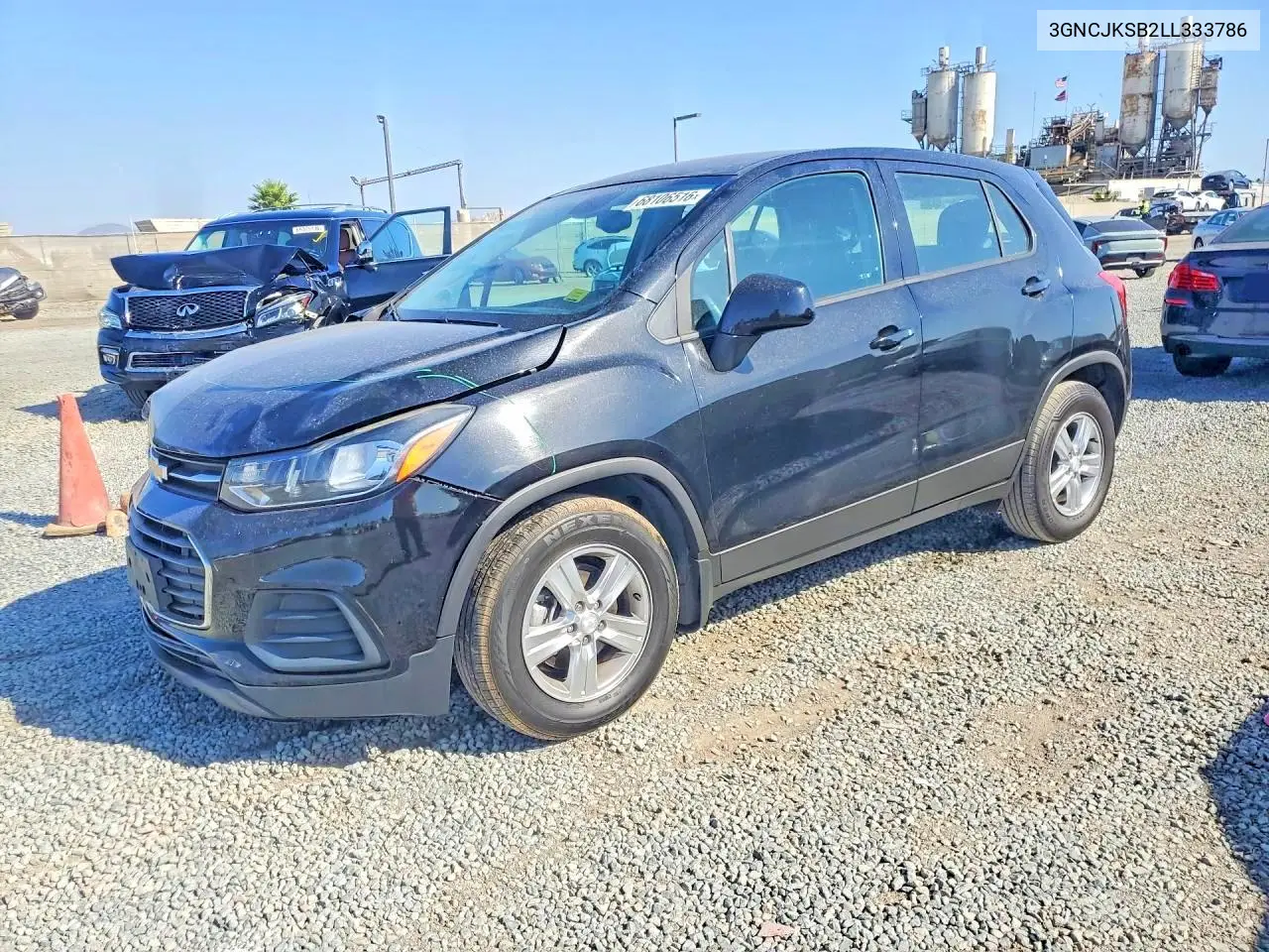 CHEVROLET TRAX 2020, VIN 3GNCJKSB2LL333786