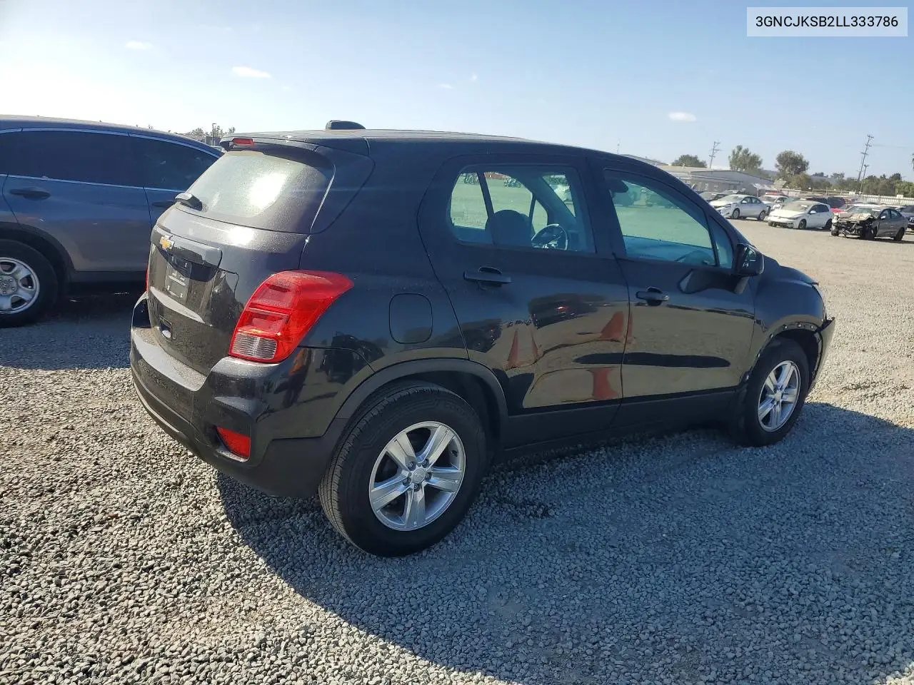 2020 CHEVROLET TRAX VIN 3GNCJKSB2LL333786 — фото 3