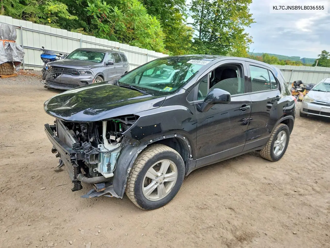 CHEVROLET TRAX 2020, VIN KL7CJNSB9LB036555