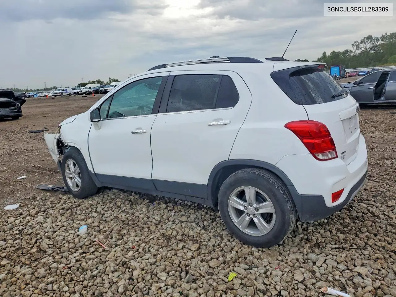 2020 CHEVROLET TRAX VIN 3GNCJLSB5LL283309 — фото 2