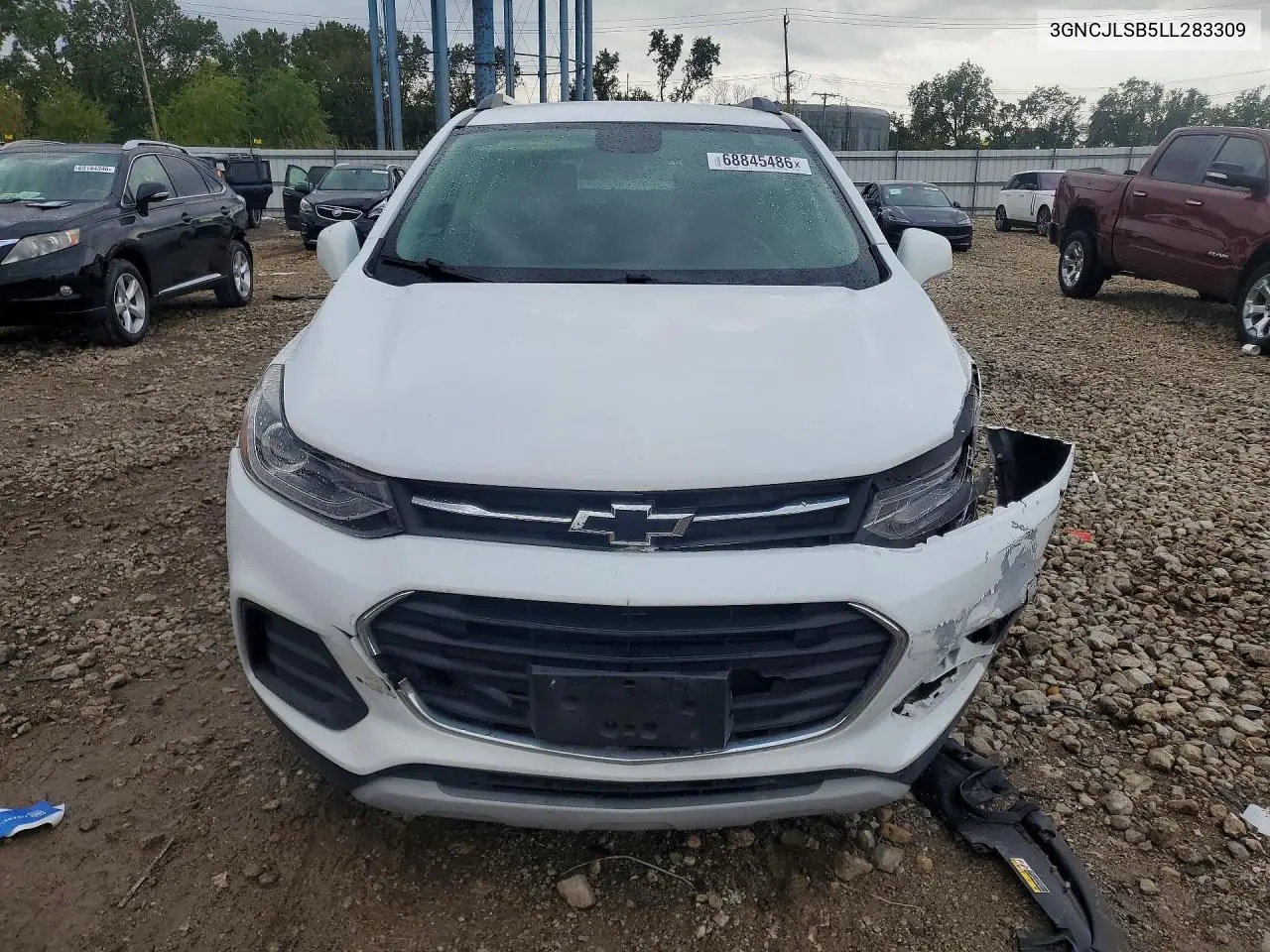 2020 CHEVROLET TRAX VIN 3GNCJLSB5LL283309 — фото 5