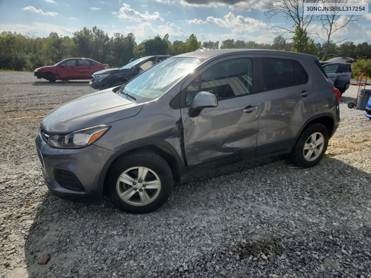 CHEVROLET TRAX 2020, VIN 3GNCJNSB8LL317254