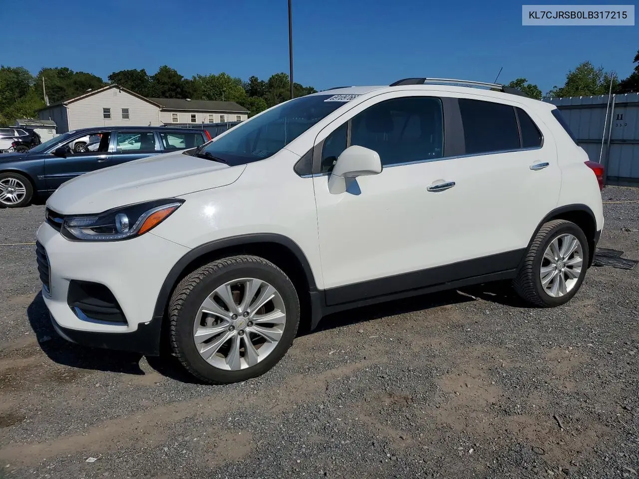 CHEVROLET TRAX 2020, VIN KL7CJRSB0LB317215