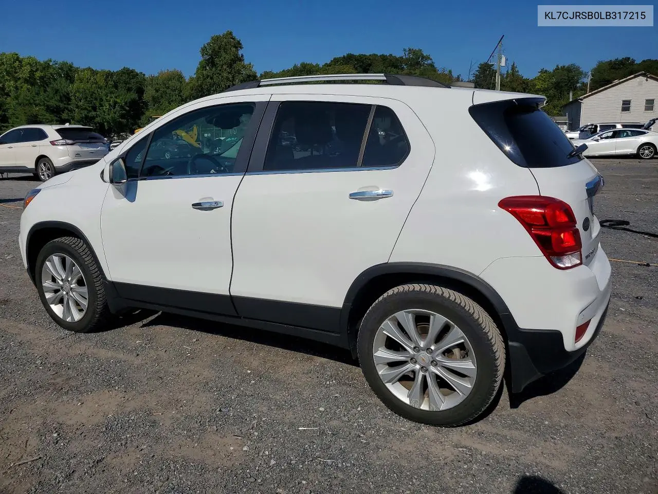 2020 CHEVROLET TRAX VIN KL7CJRSB0LB317215 — фото 2