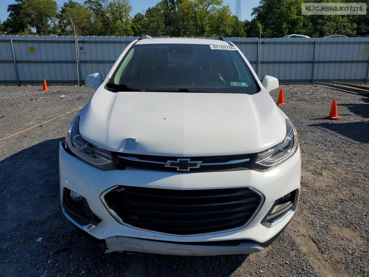 2020 CHEVROLET TRAX VIN KL7CJRSB0LB317215 — фото 5