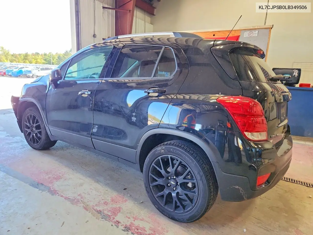2020 CHEVROLET TRAX VIN KL7CJPSB0LB349506 — фото 2