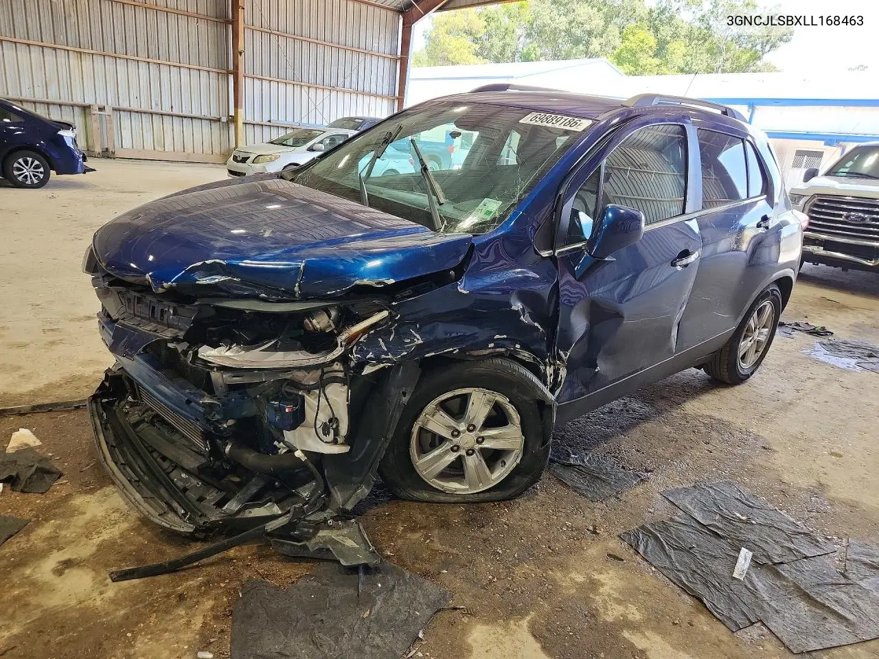 CHEVROLET TRAX 2020, VIN 3GNCJLSBXLL168463