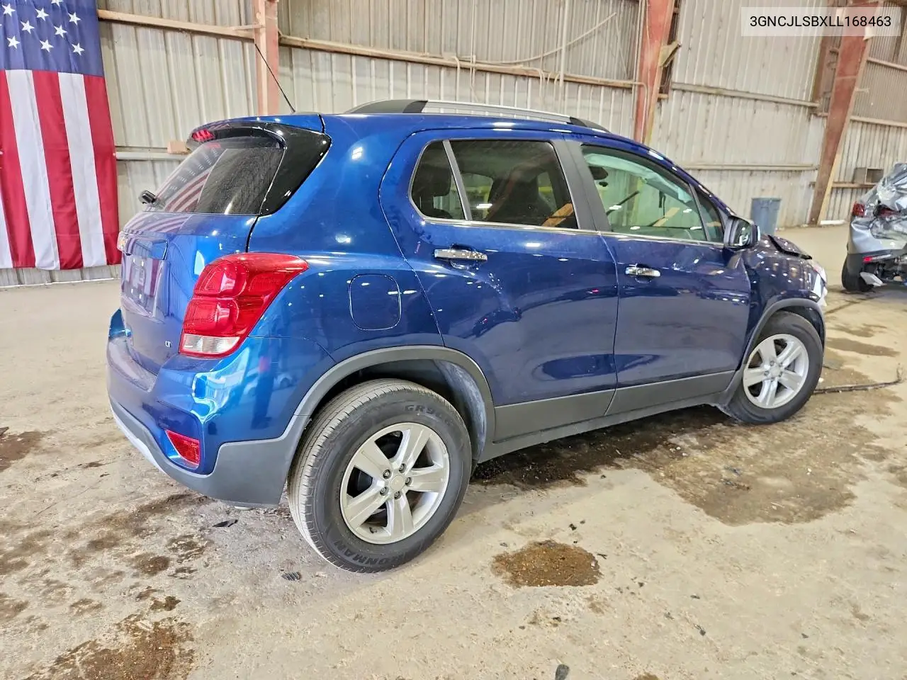 2020 CHEVROLET TRAX VIN 3GNCJLSBXLL168463 — фото 3