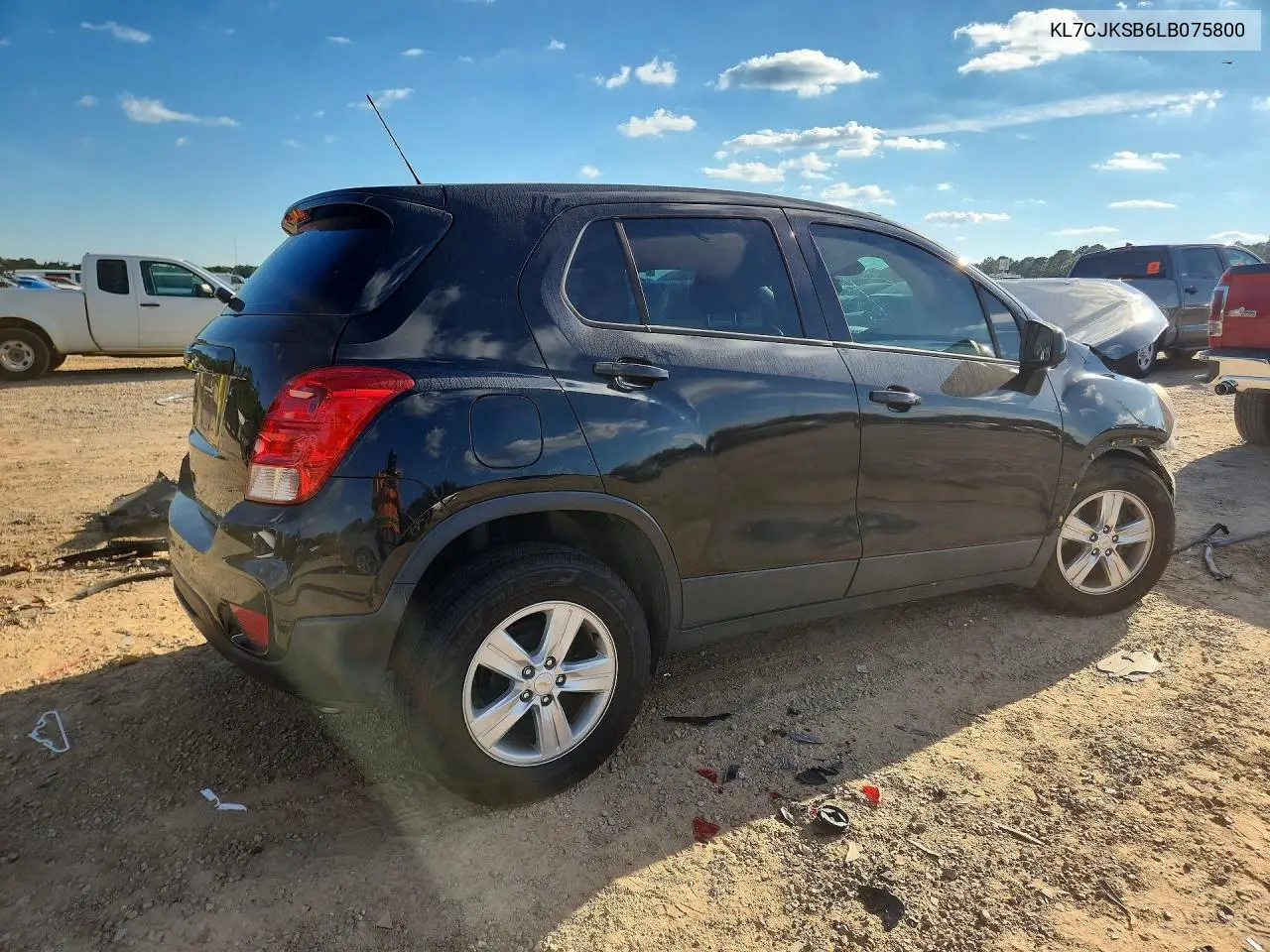 2020 CHEVROLET TRAX VIN KL7CJKSB6LB075800 — фото 3