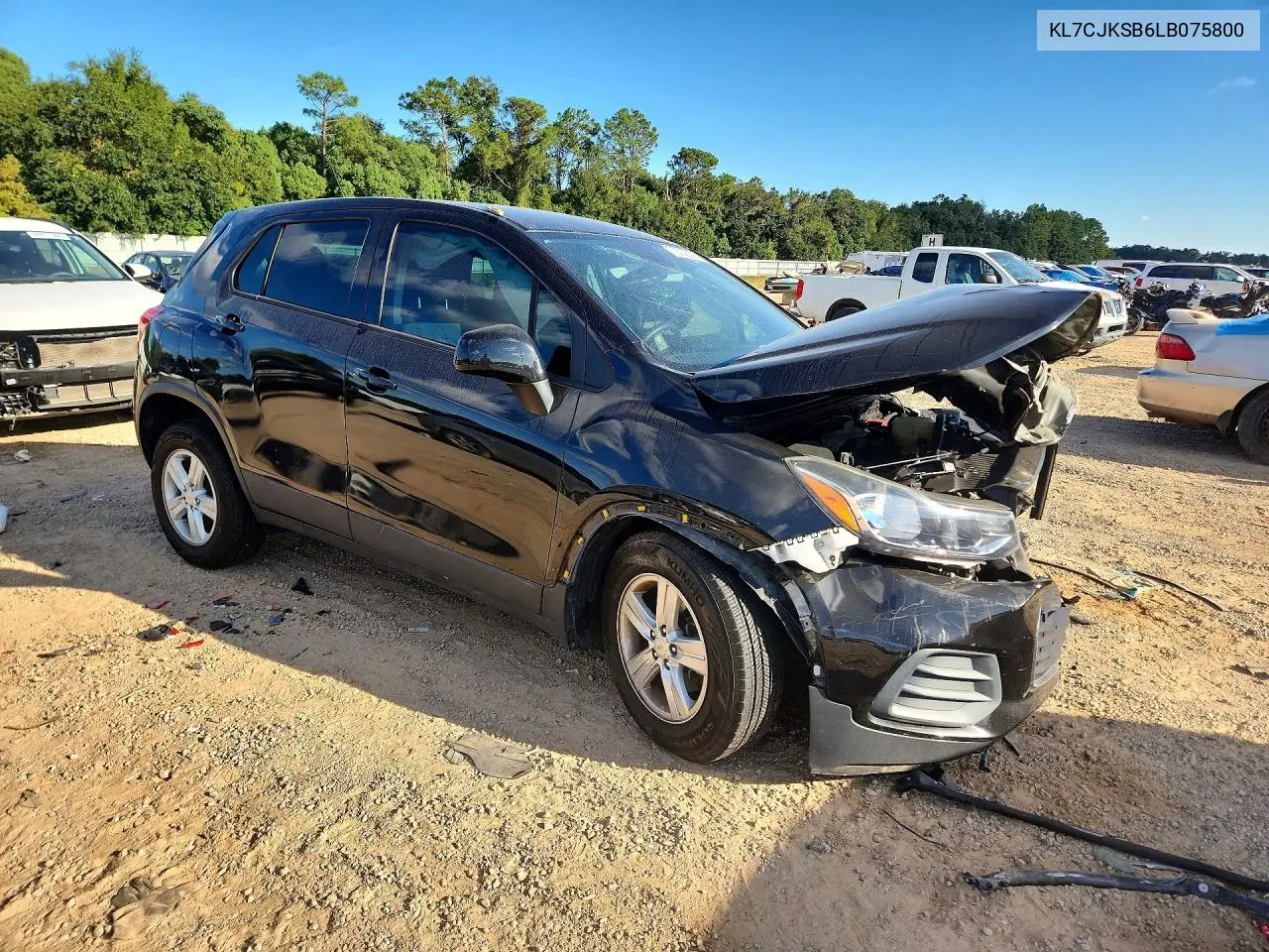 2020 CHEVROLET TRAX VIN KL7CJKSB6LB075800 — фото 4