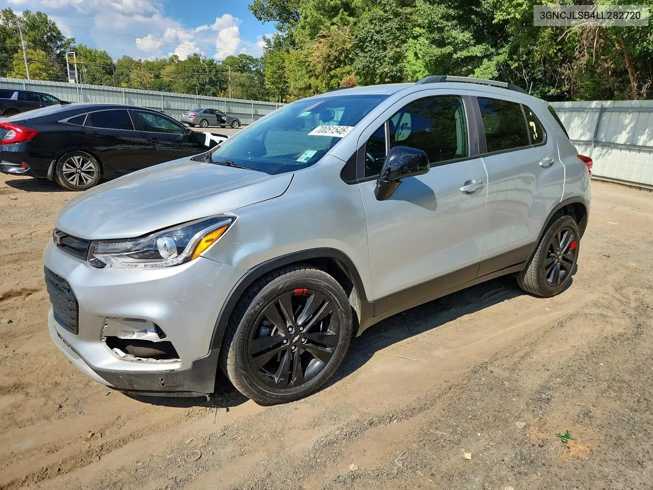 CHEVROLET TRAX 2020, VIN 3GNCJLSB4LL282720