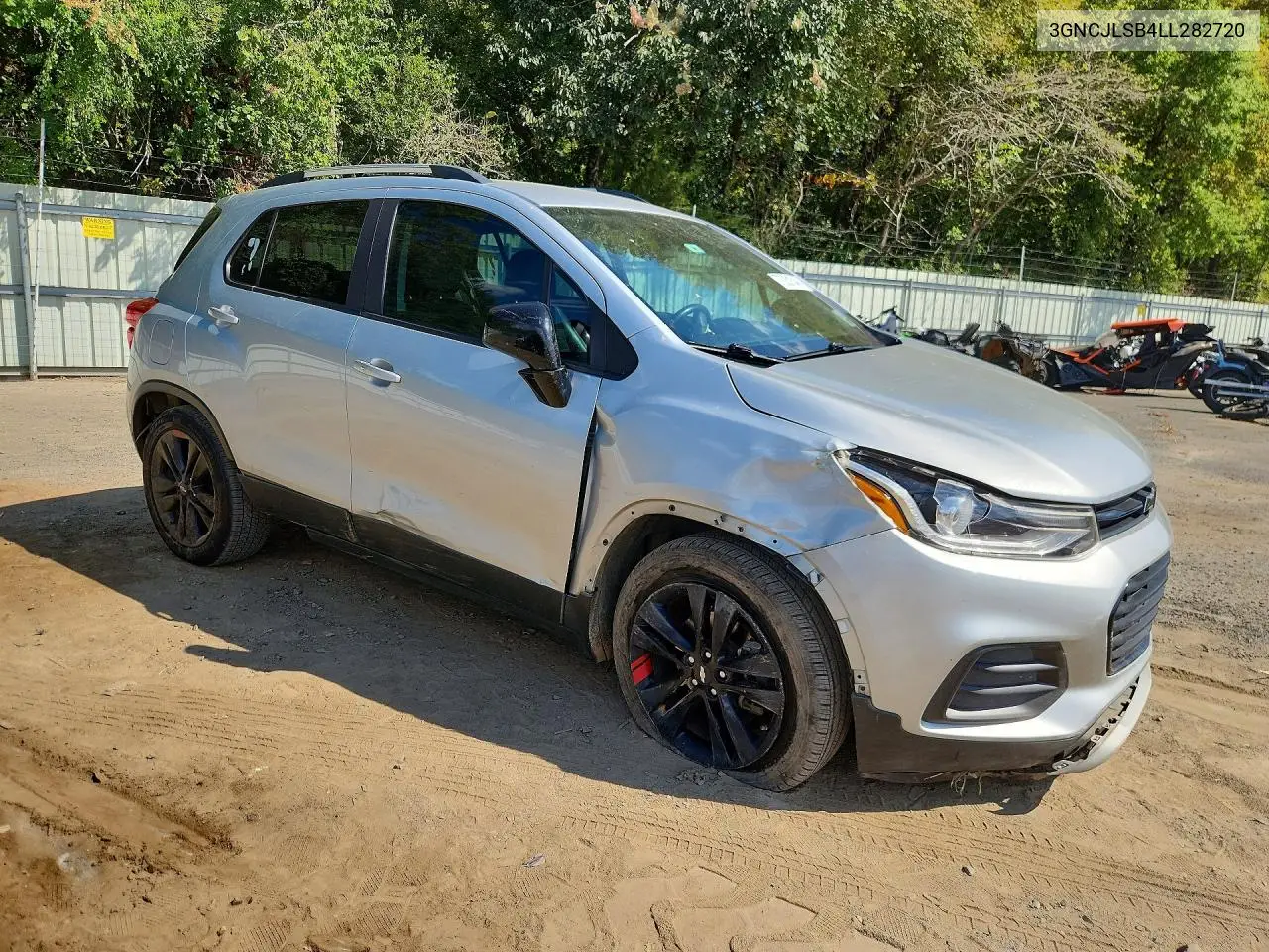 2020 CHEVROLET TRAX VIN 3GNCJLSB4LL282720 — фото 4
