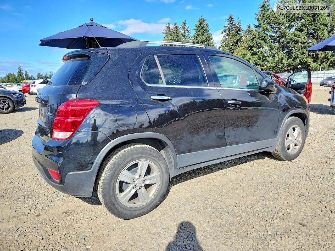 2020 CHEVROLET TRAX VIN KL7CJLSBXLB031269 — фото 3