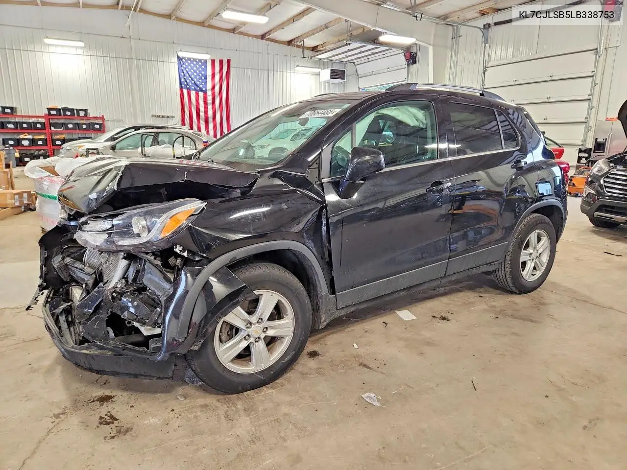 CHEVROLET TRAX 2020, VIN KL7CJLSB5LB338753