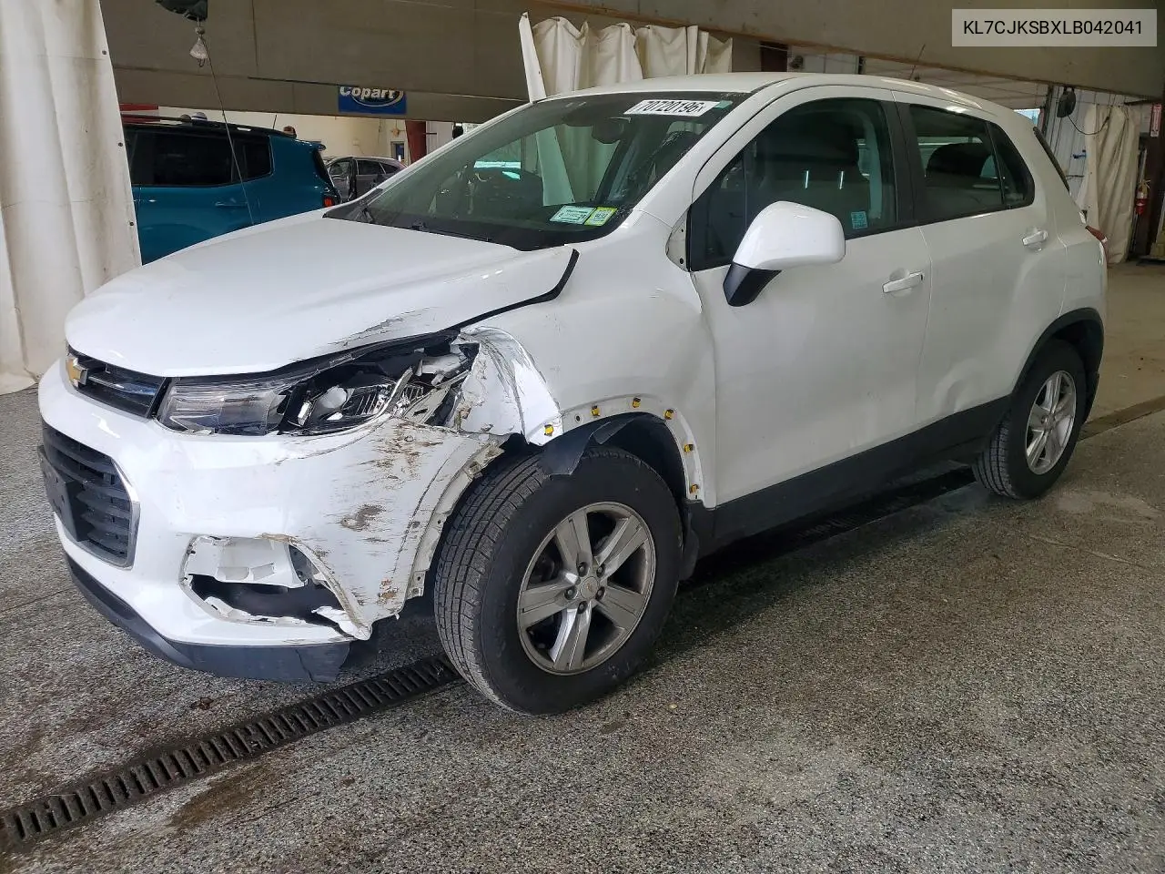 CHEVROLET TRAX 2020, VIN KL7CJKSBXLB042041