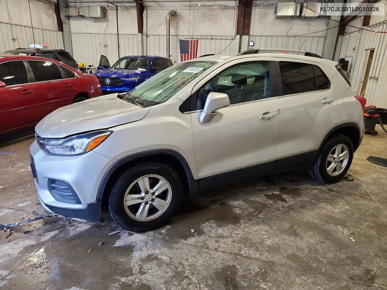CHEVROLET TRAX 2020, VIN KL7CJLSB1LB010326