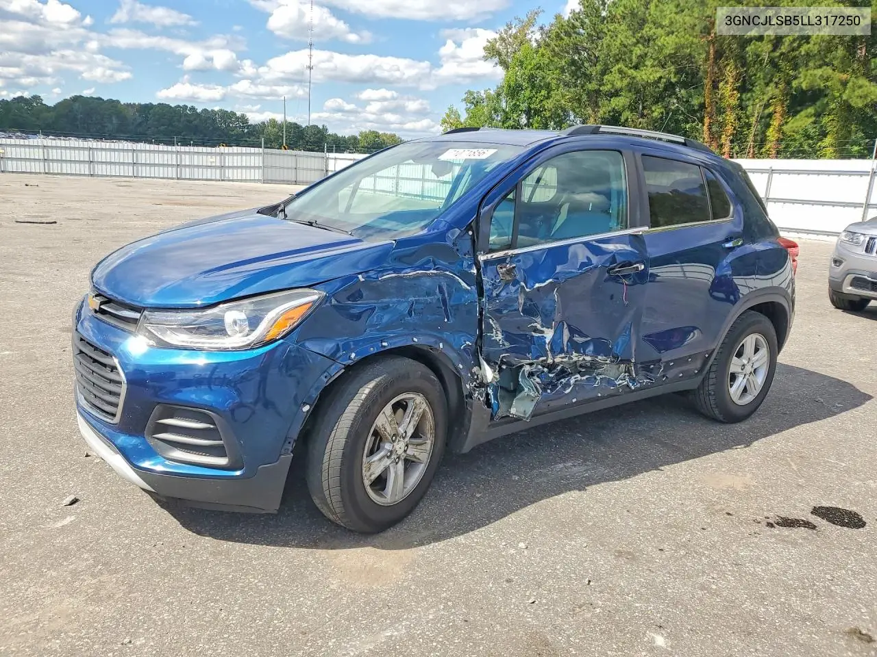 CHEVROLET TRAX 2020, VIN 3GNCJLSB5LL317250
