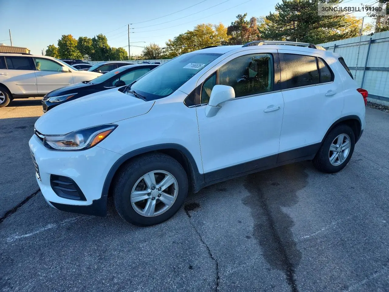 CHEVROLET TRAX 2020, VIN 3GNCJLSB3LL191180
