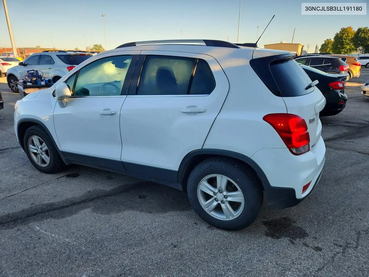 2020 CHEVROLET TRAX VIN 3GNCJLSB3LL191180 — фото 2