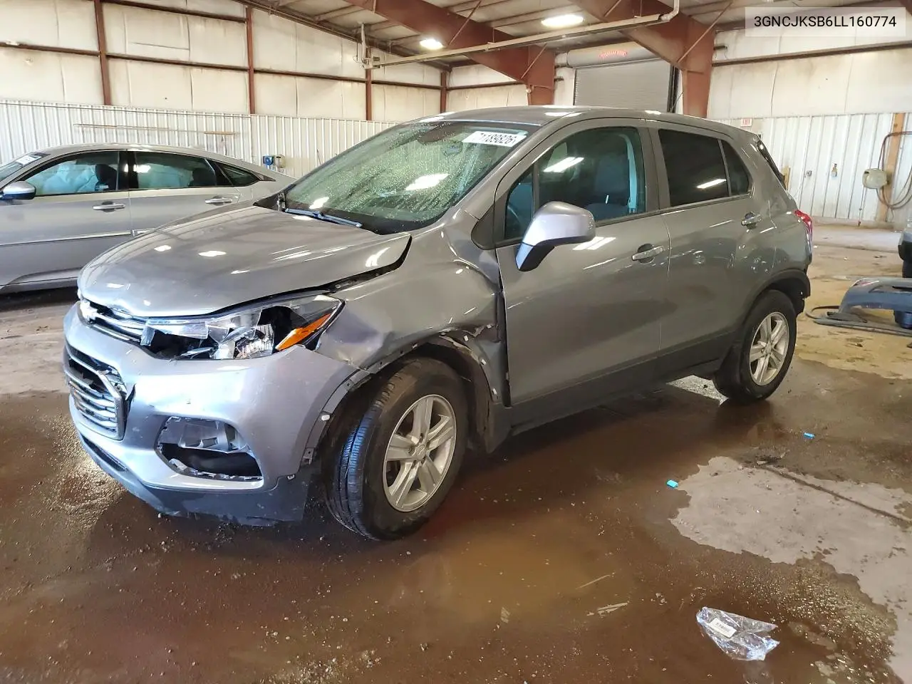 CHEVROLET TRAX 2020, VIN 3GNCJKSB6LL160774