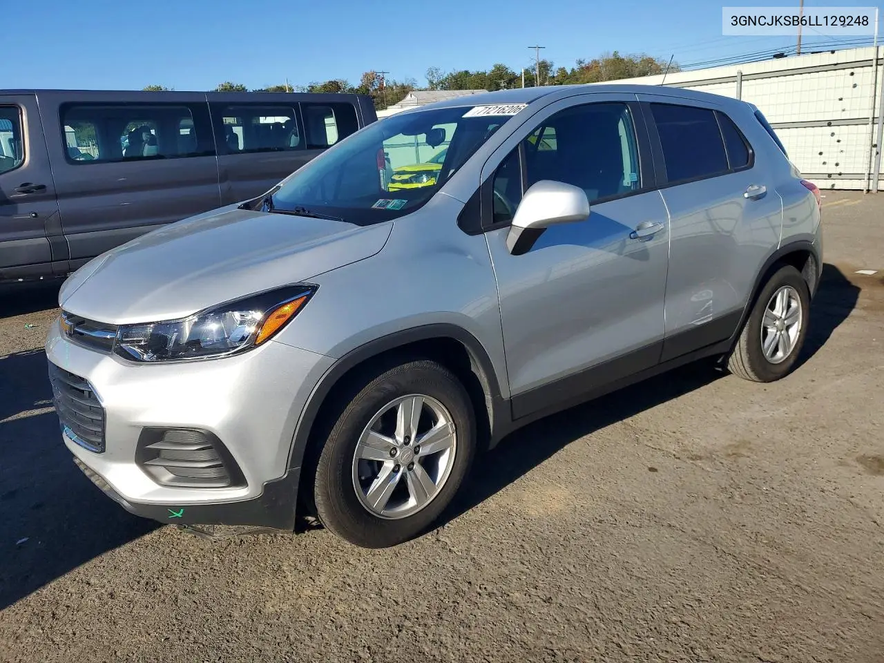 CHEVROLET TRAX 2020, VIN 3GNCJKSB6LL129248