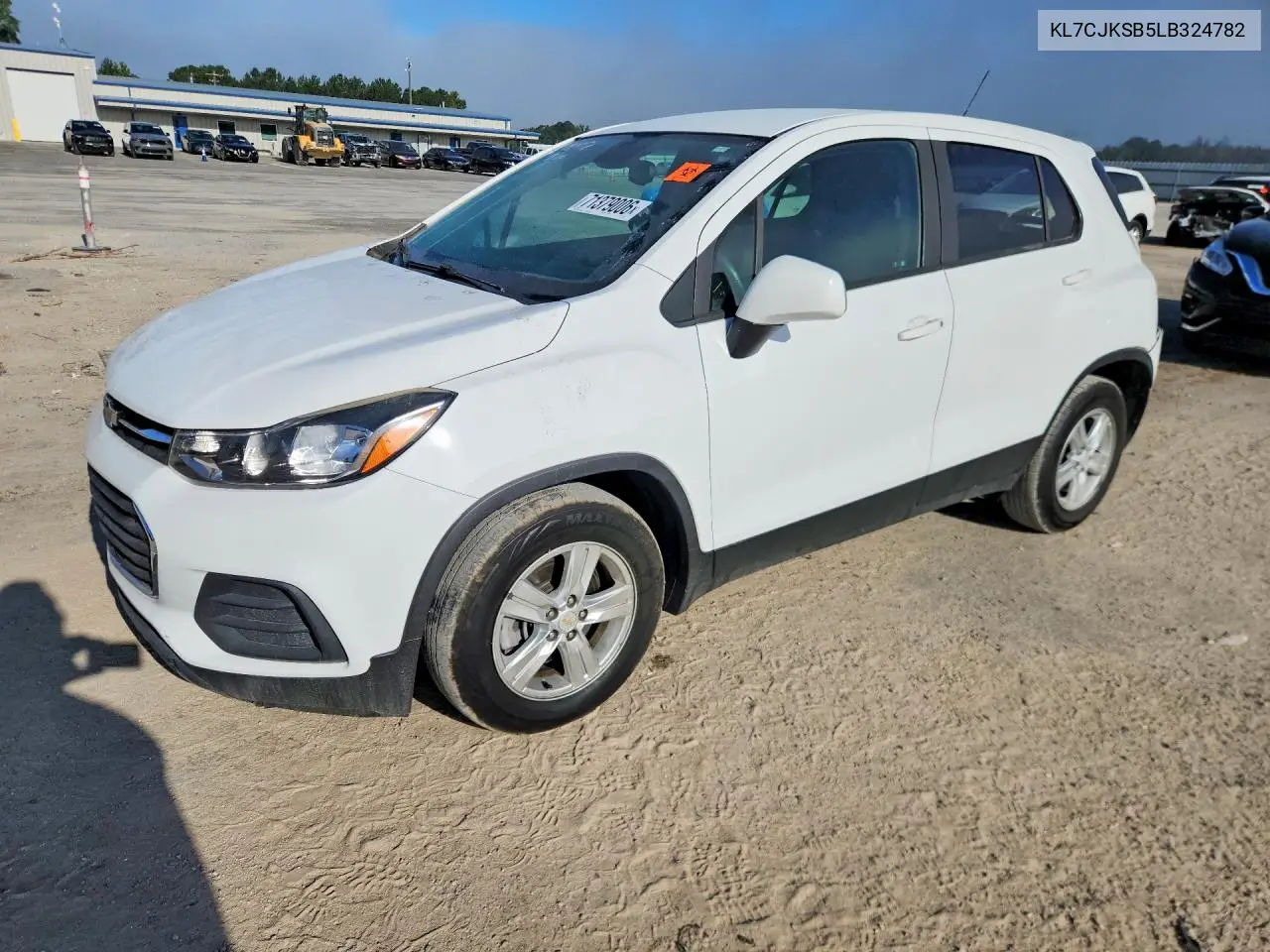 CHEVROLET TRAX 2020, VIN KL7CJKSB5LB324782