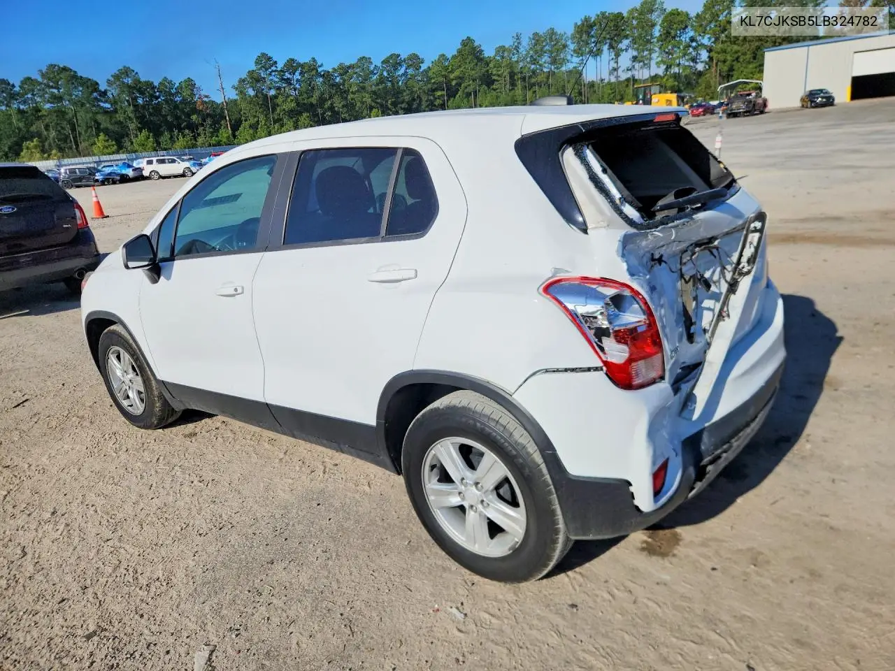 2020 CHEVROLET TRAX VIN KL7CJKSB5LB324782 — фото 2