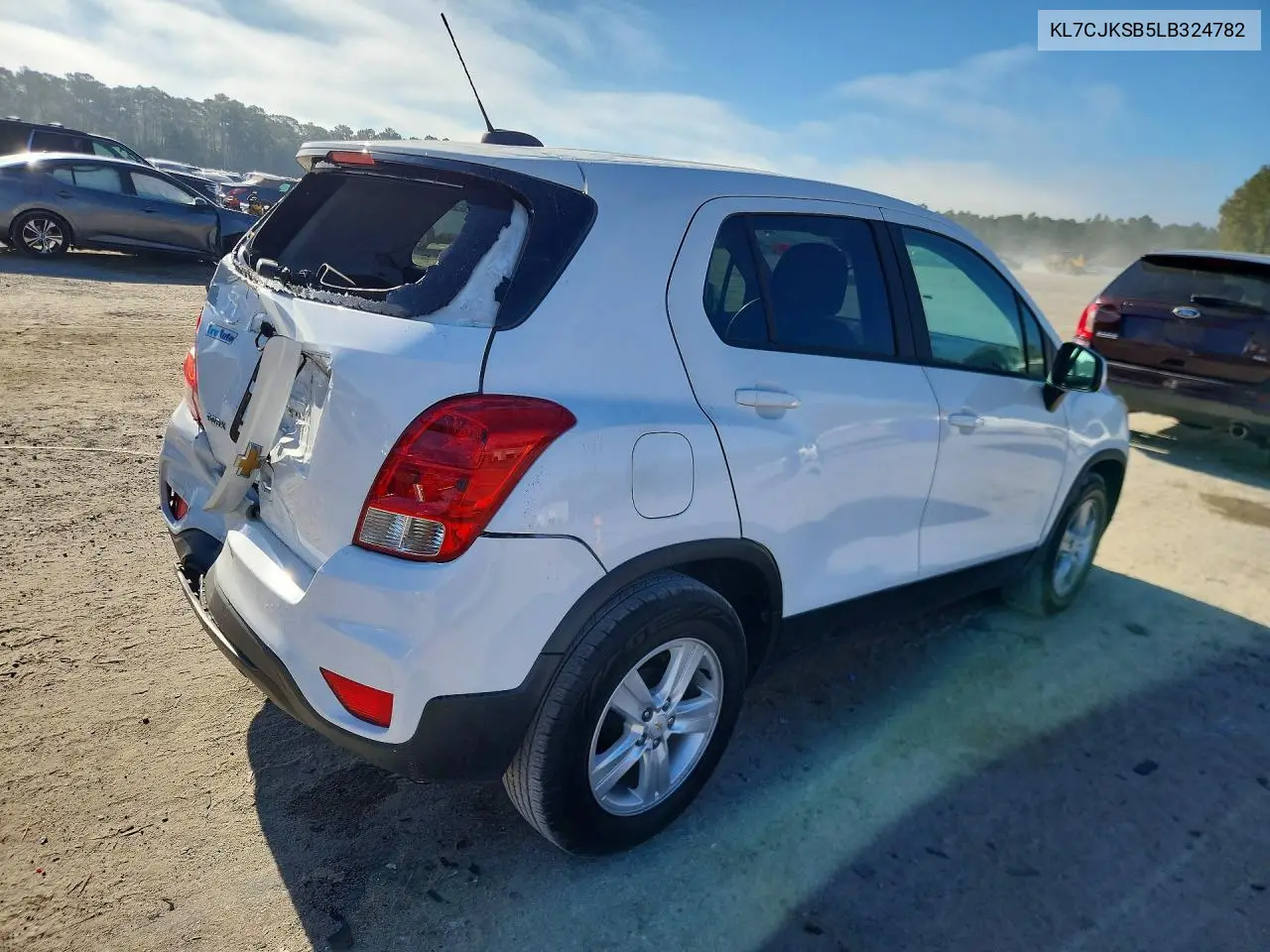 2020 CHEVROLET TRAX VIN KL7CJKSB5LB324782 — фото 3