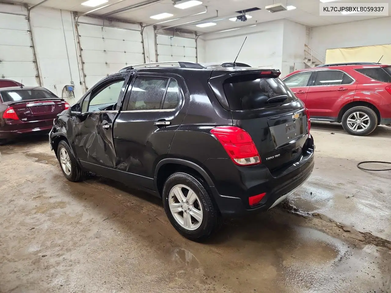 2020 CHEVROLET TRAX VIN KL7CJPSBXLB059337 — фото 2