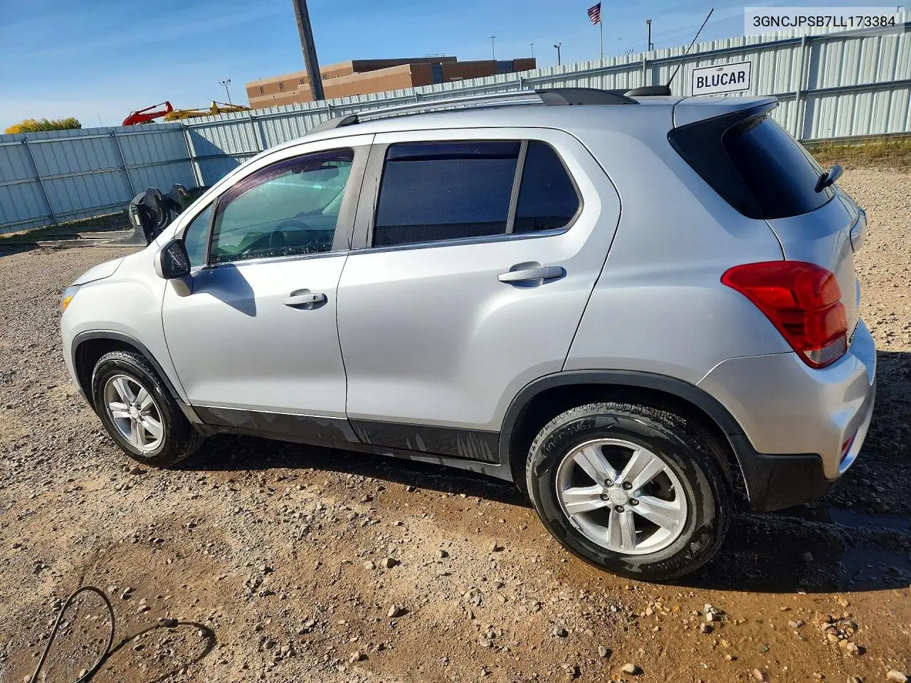 2020 CHEVROLET TRAX VIN 3GNCJPSB7LL173384 — фото 3