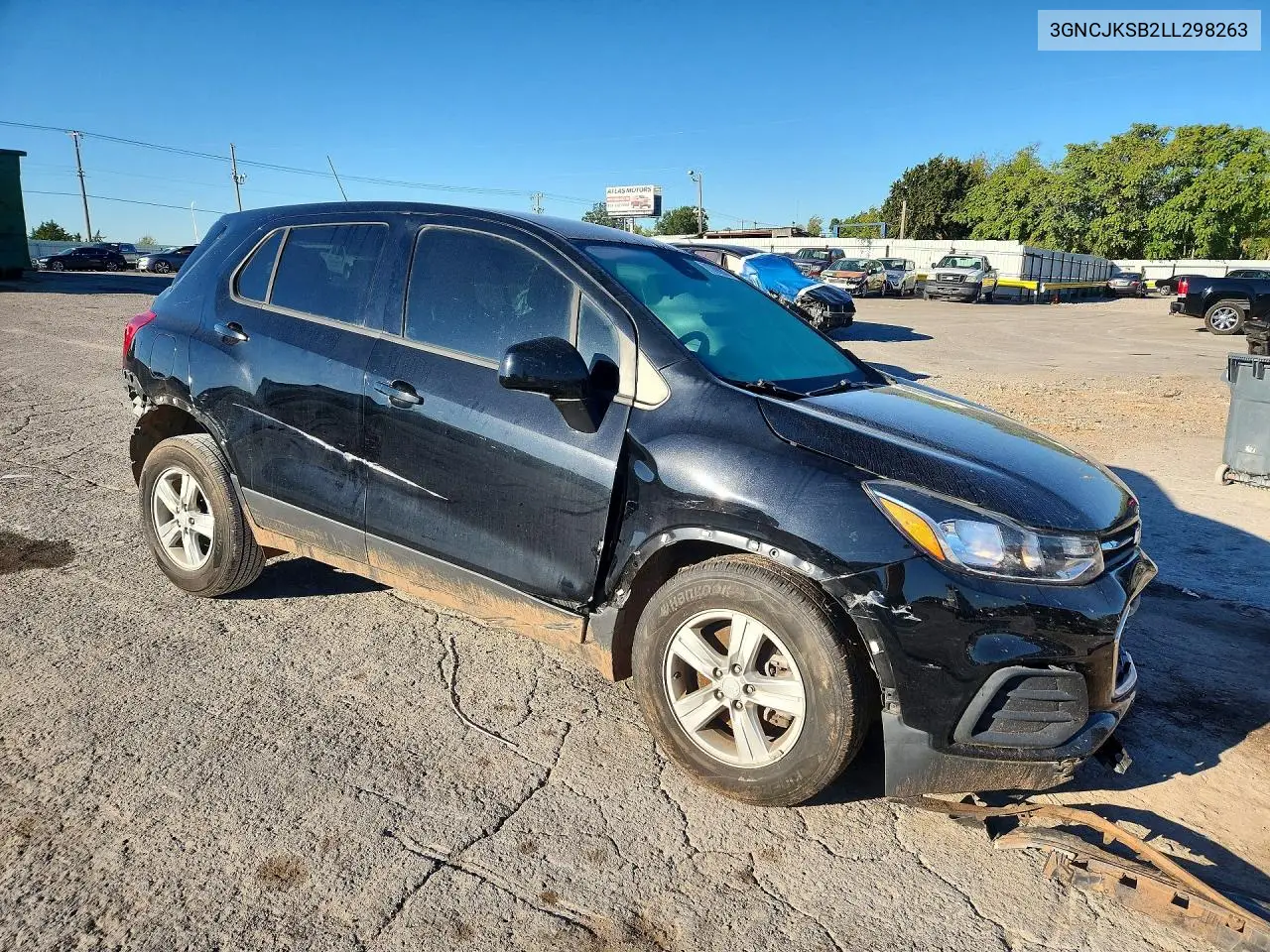 2020 CHEVROLET TRAX VIN 3GNCJKSB2LL298263 — фото 4
