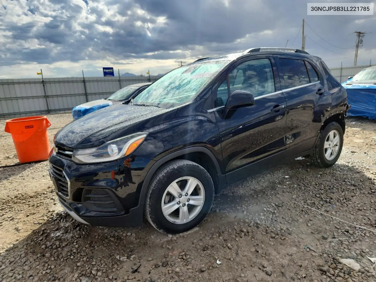 CHEVROLET TRAX 2020, VIN 3GNCJPSB3LL221785