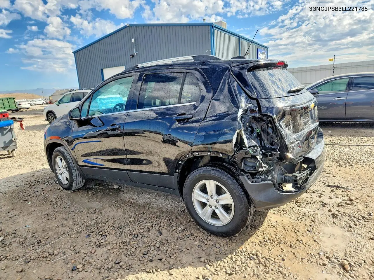 2020 CHEVROLET TRAX VIN 3GNCJPSB3LL221785 — фото 2